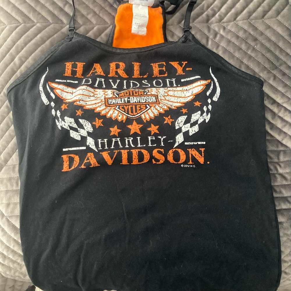 Harley Davidson Tank Top w/ Lined Bust